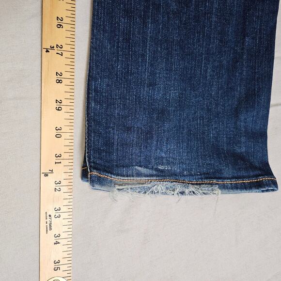 Grace LA Easy Fit Stretchy Medium Wash Straight Leg Jeans Embellished 32 - Picture 8 of 11